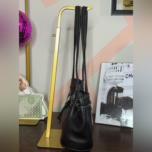 Brighton Black Leather Shoulder Bag - Picture 5 of 8